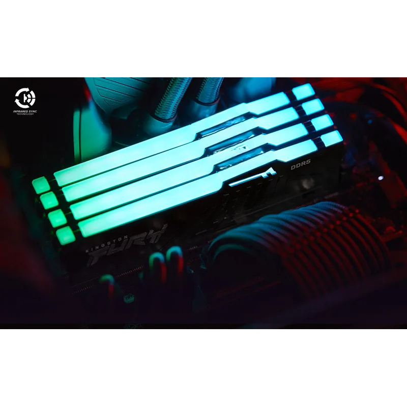 Kingston FURY White RGB 32G(2x - 64Gb Ddr5 6000Mhz Cl30 2X32Gb Desktop บทวิจารณ์และราคา